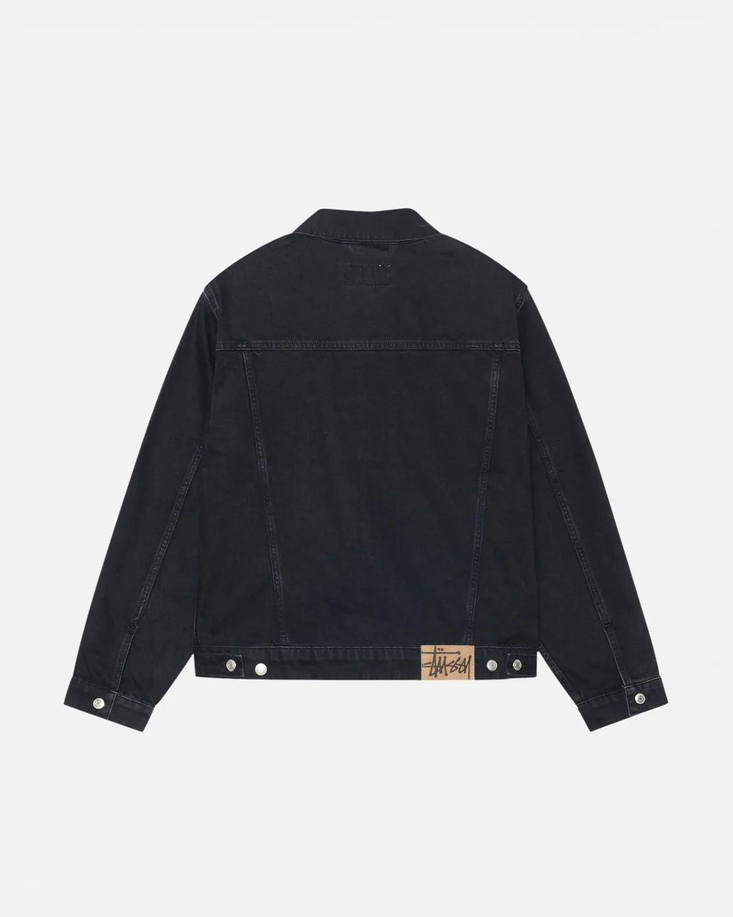 Stussy Trucker Jacket Denim Black
