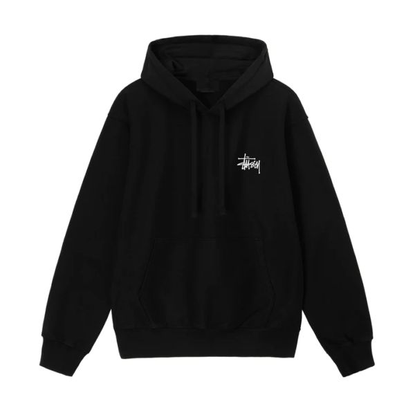 BASIC STÜSSY BLACK HOODIE