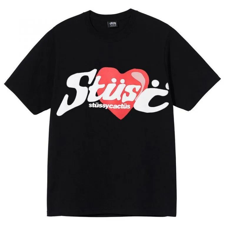 Stussy Cactus Plant Flea Market CPFM T-Shirt Black