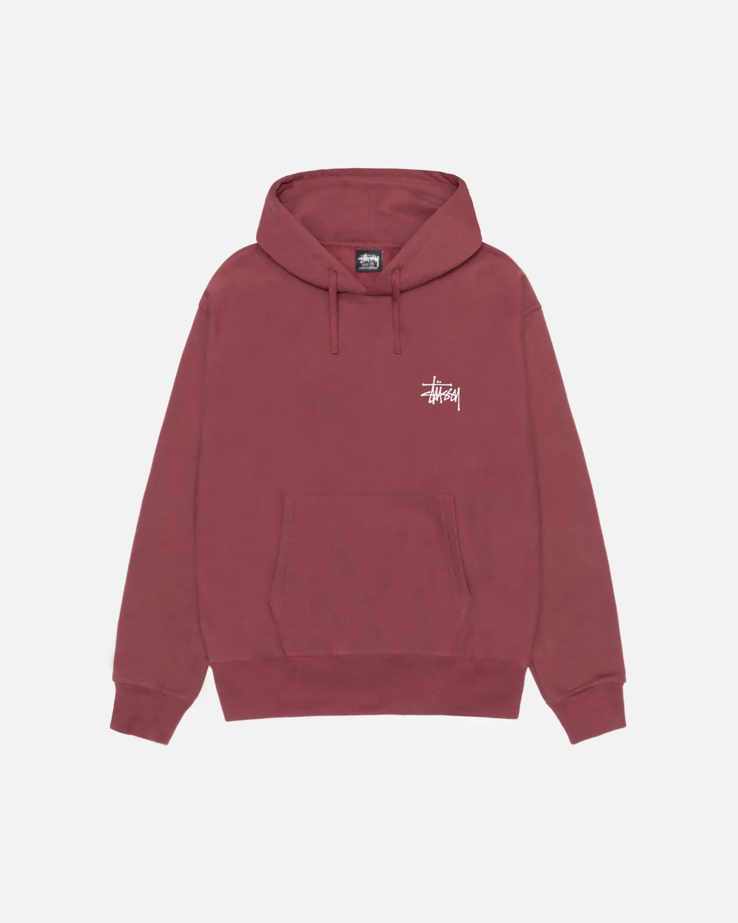 Basic Stussy Hoodie Oxblood