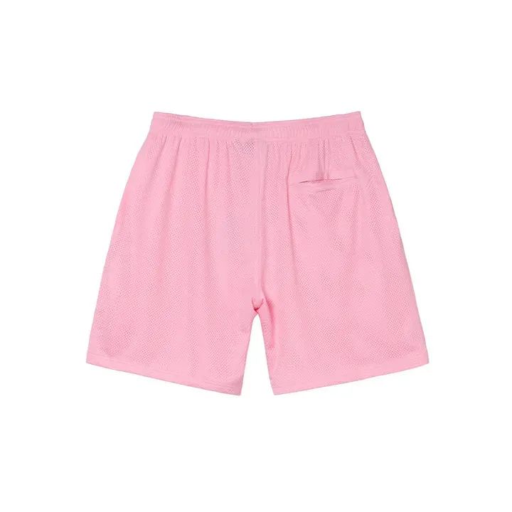 Stussy Big Basic Mesh Short Pink
