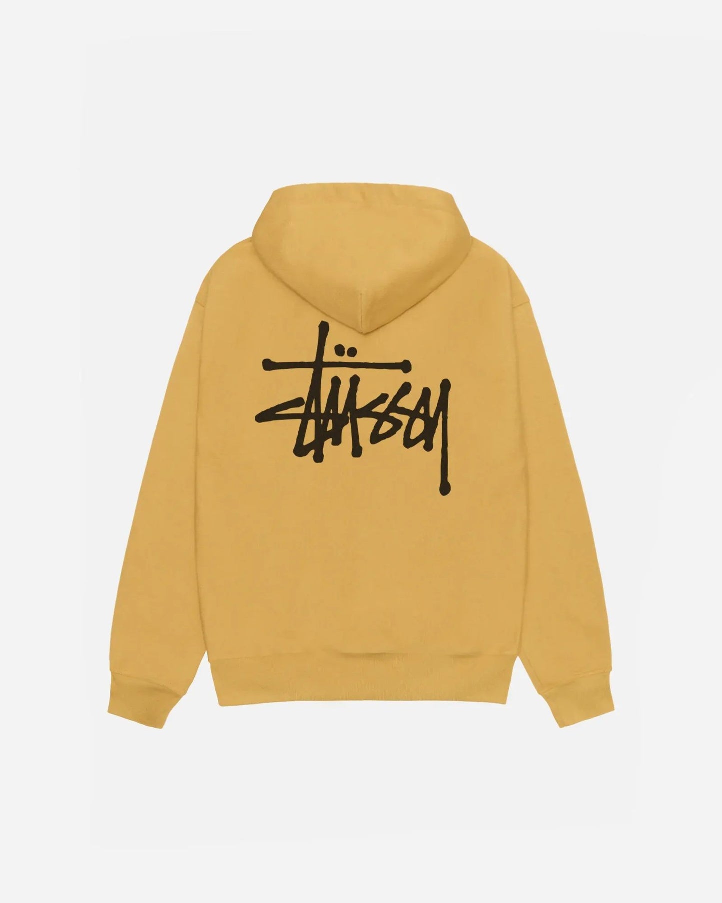 Basic Stussy Zip Hoodie Curry
