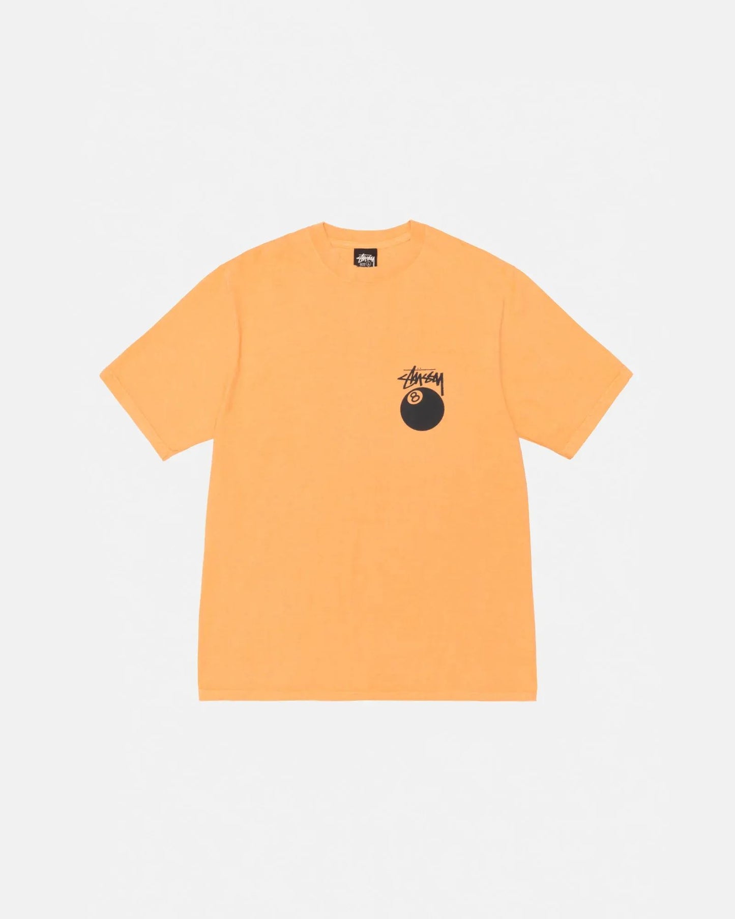 Stussy 8 Ball Tee Pigment Dyed Yellow