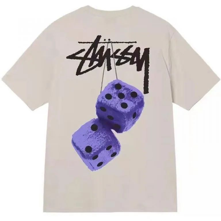 Stussy Brown Graphic Tee Plush Dice