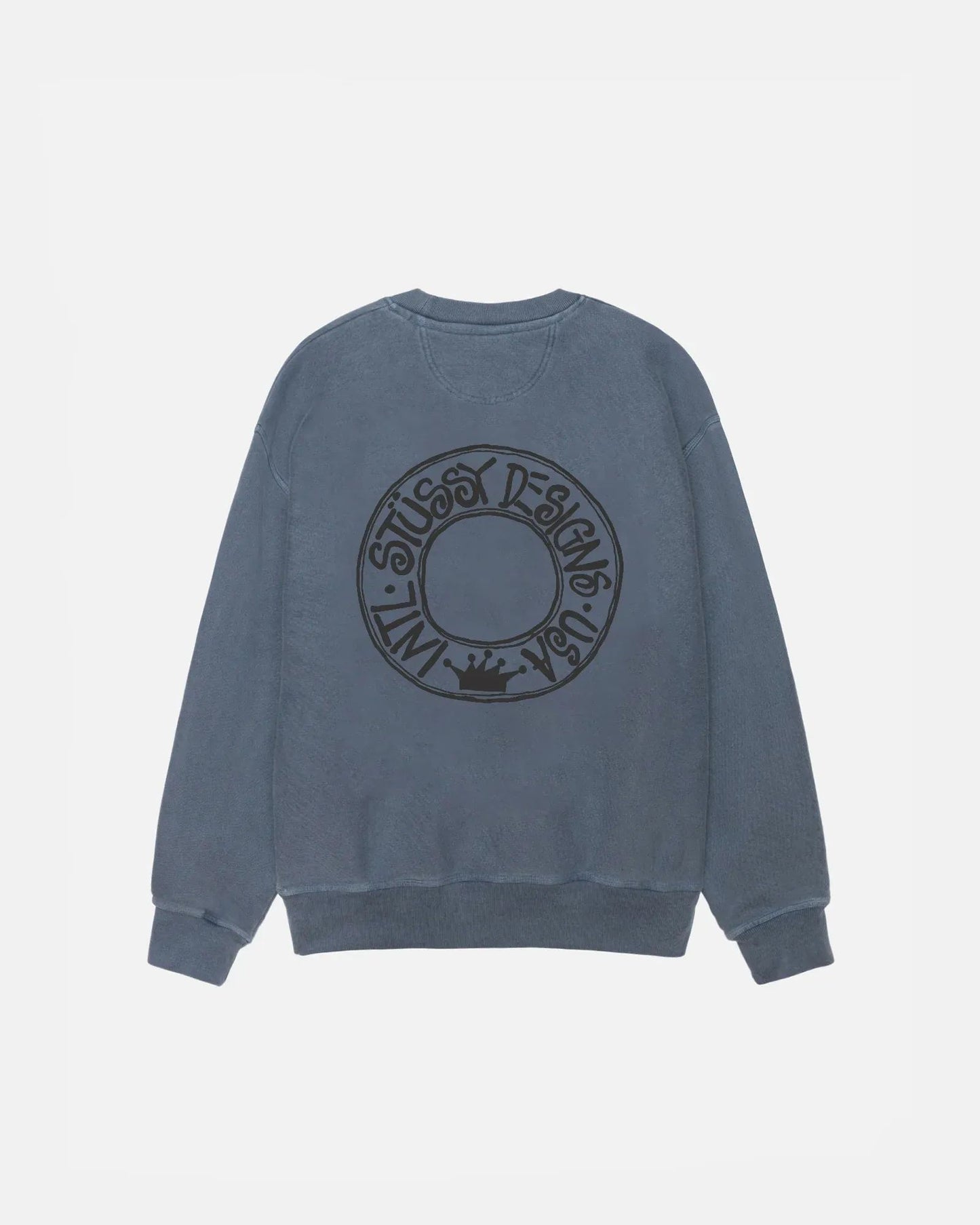 Stussy Buana Crew Pigment Dyed Navy