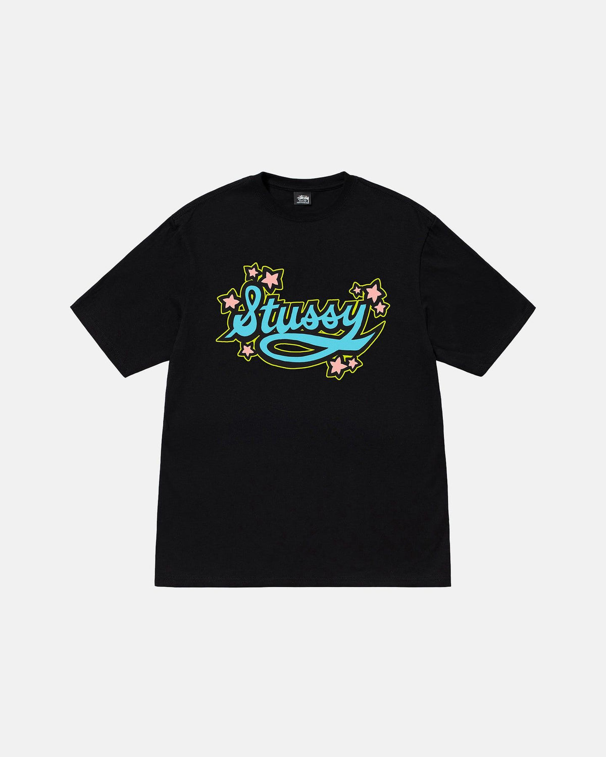 STAR SCRIPT TEE BLACK