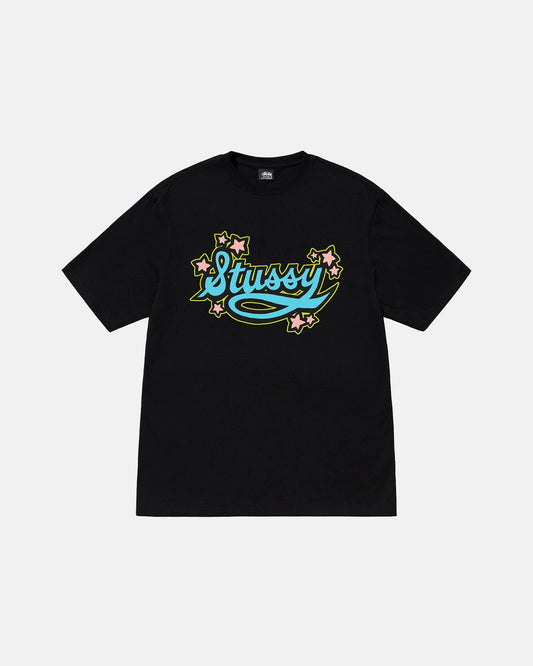 STAR SCRIPT TEE BLACK