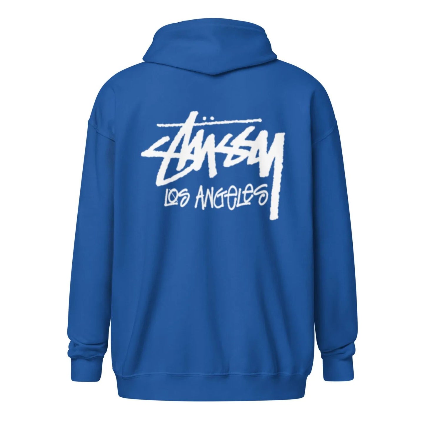 Unisex Stussy Los Angeles Zip up Hoodie