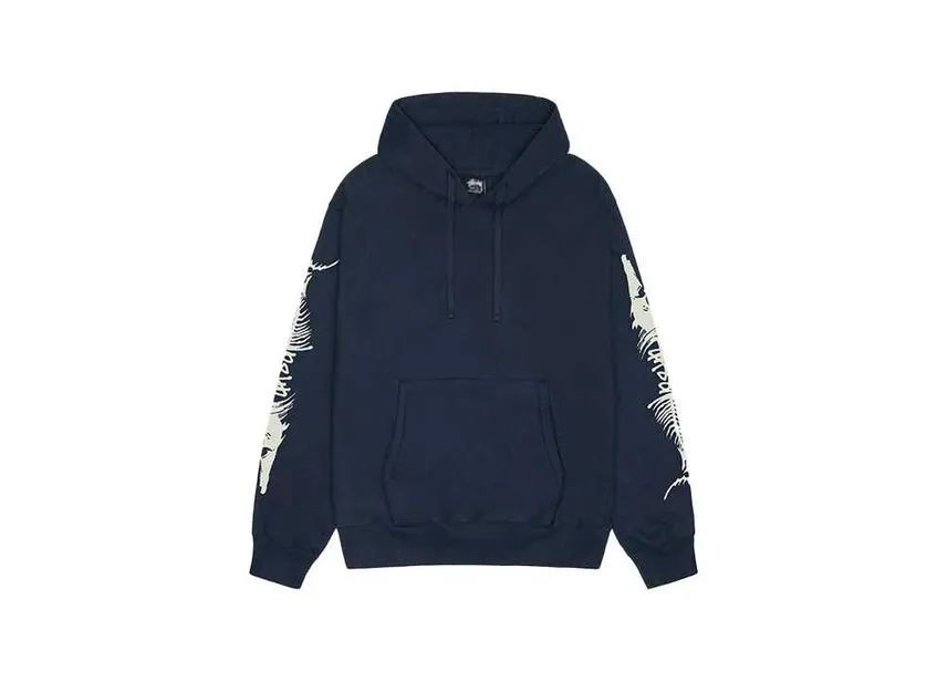 Stussy Barracuda Hoodie Navy