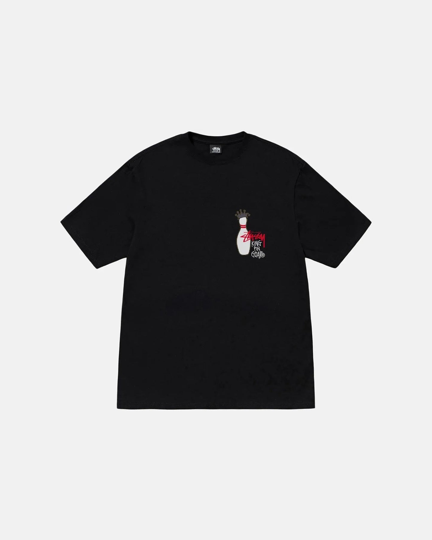 Stussy Kingpin Tee Pigment Dyed Black