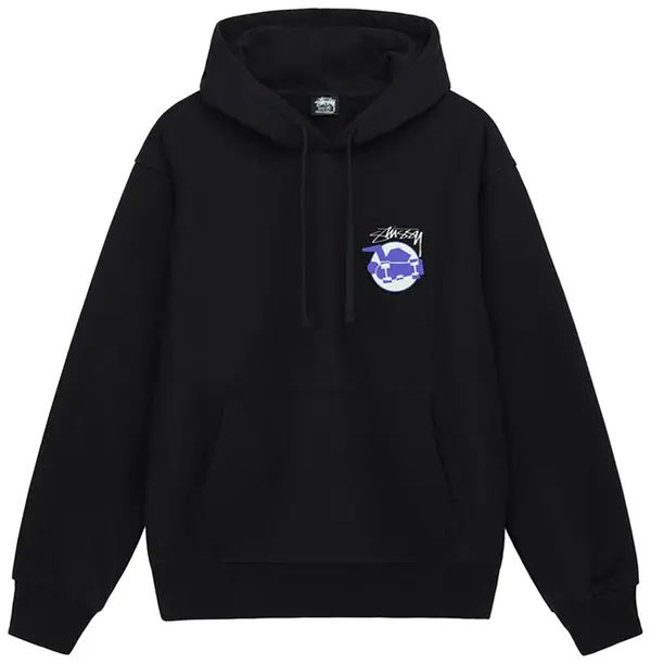 SKATEMAN BLACK HOODIE