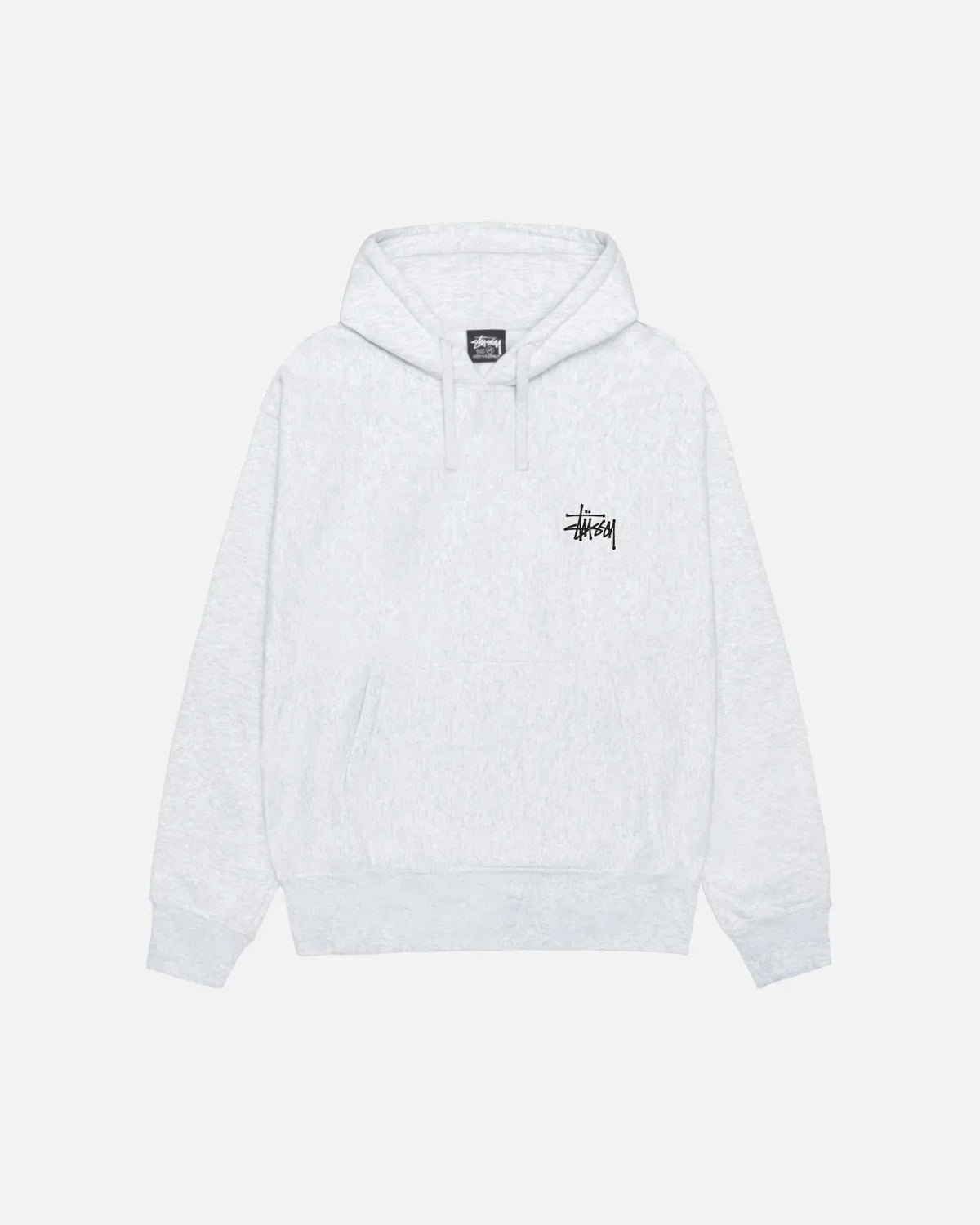 Basic Stussy Hoodie Ash Heather