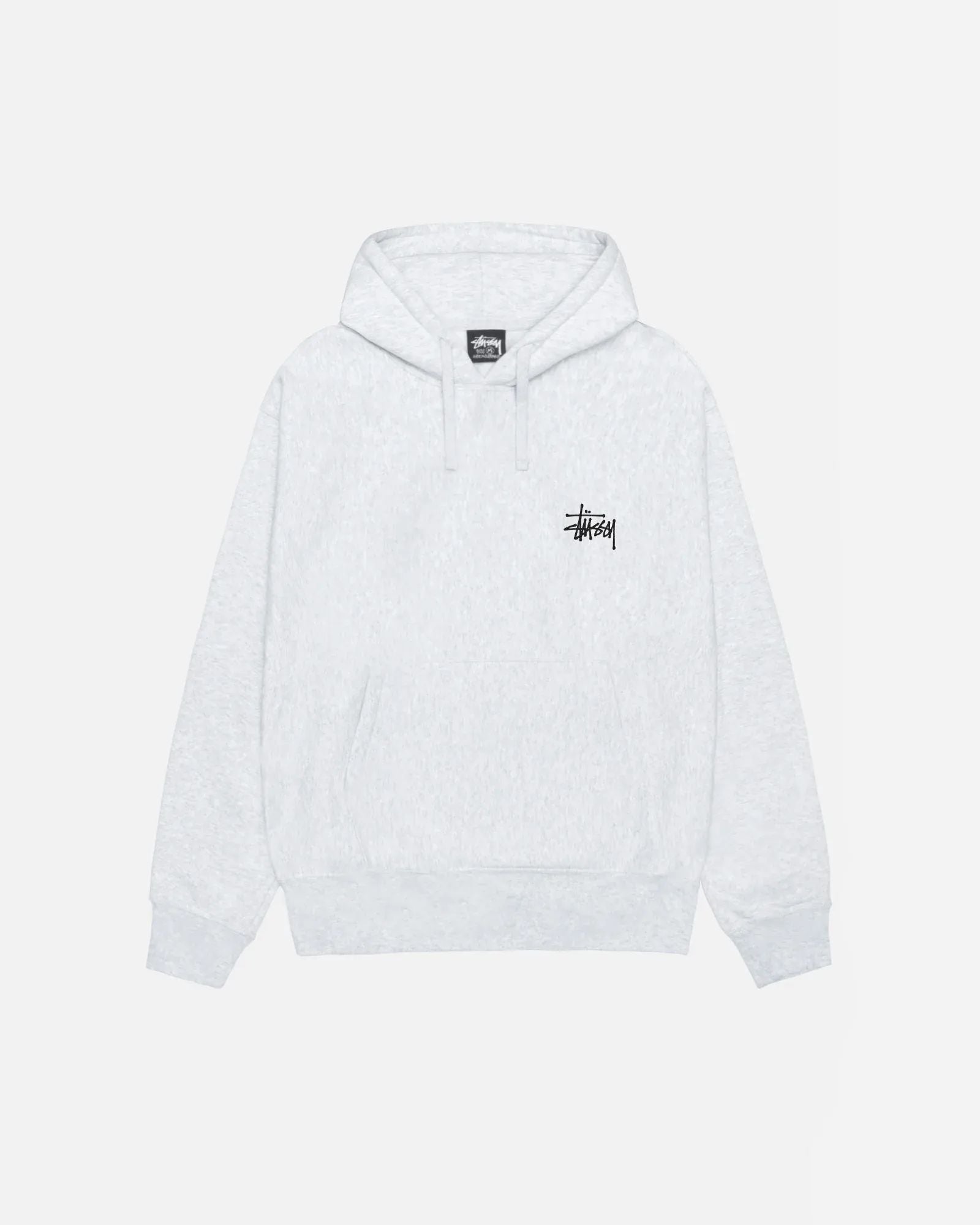 Basic Stussy Hoodie Ash Heather