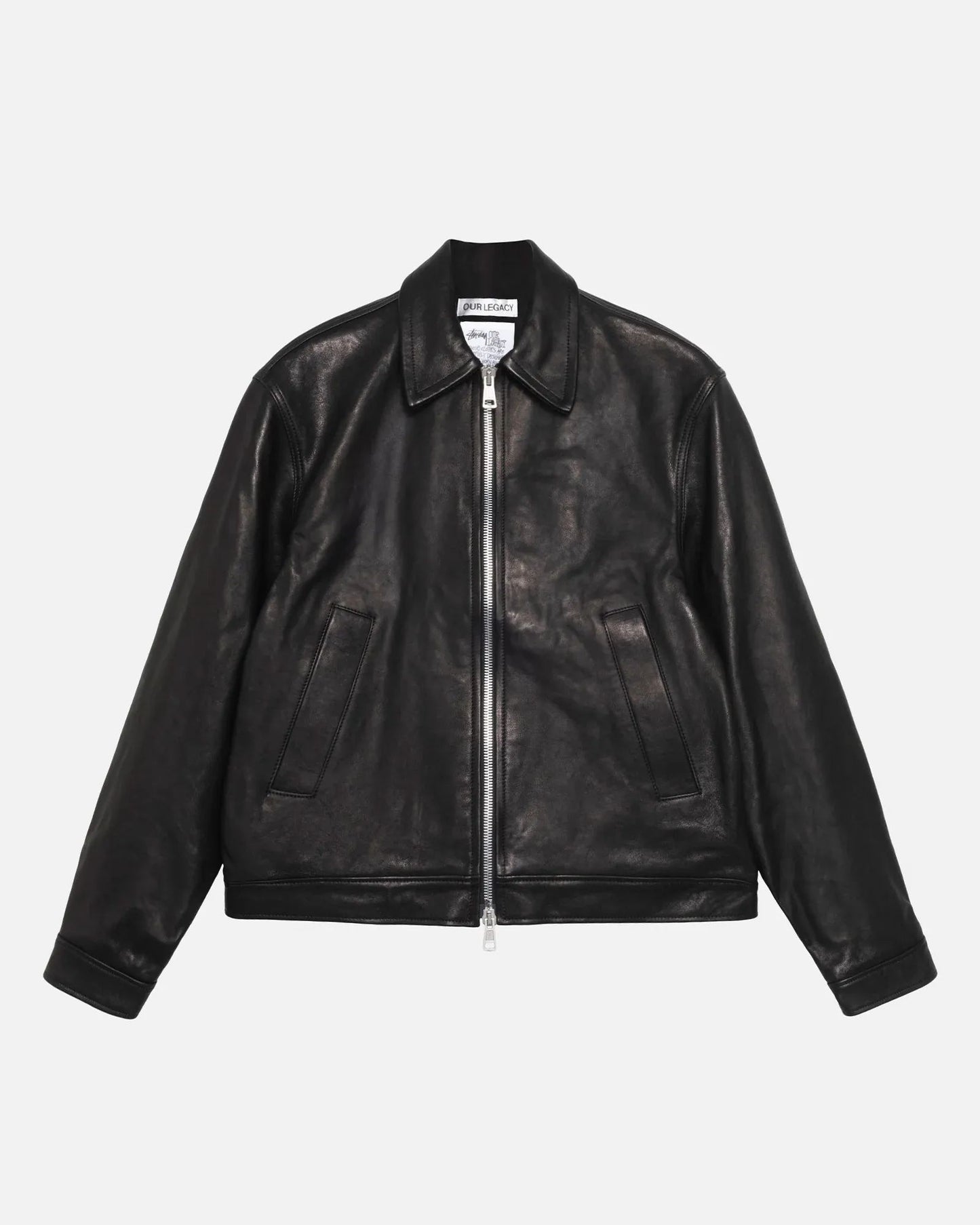 Stussy Our Legacy Work Shop Blouson Jacket Leather Black