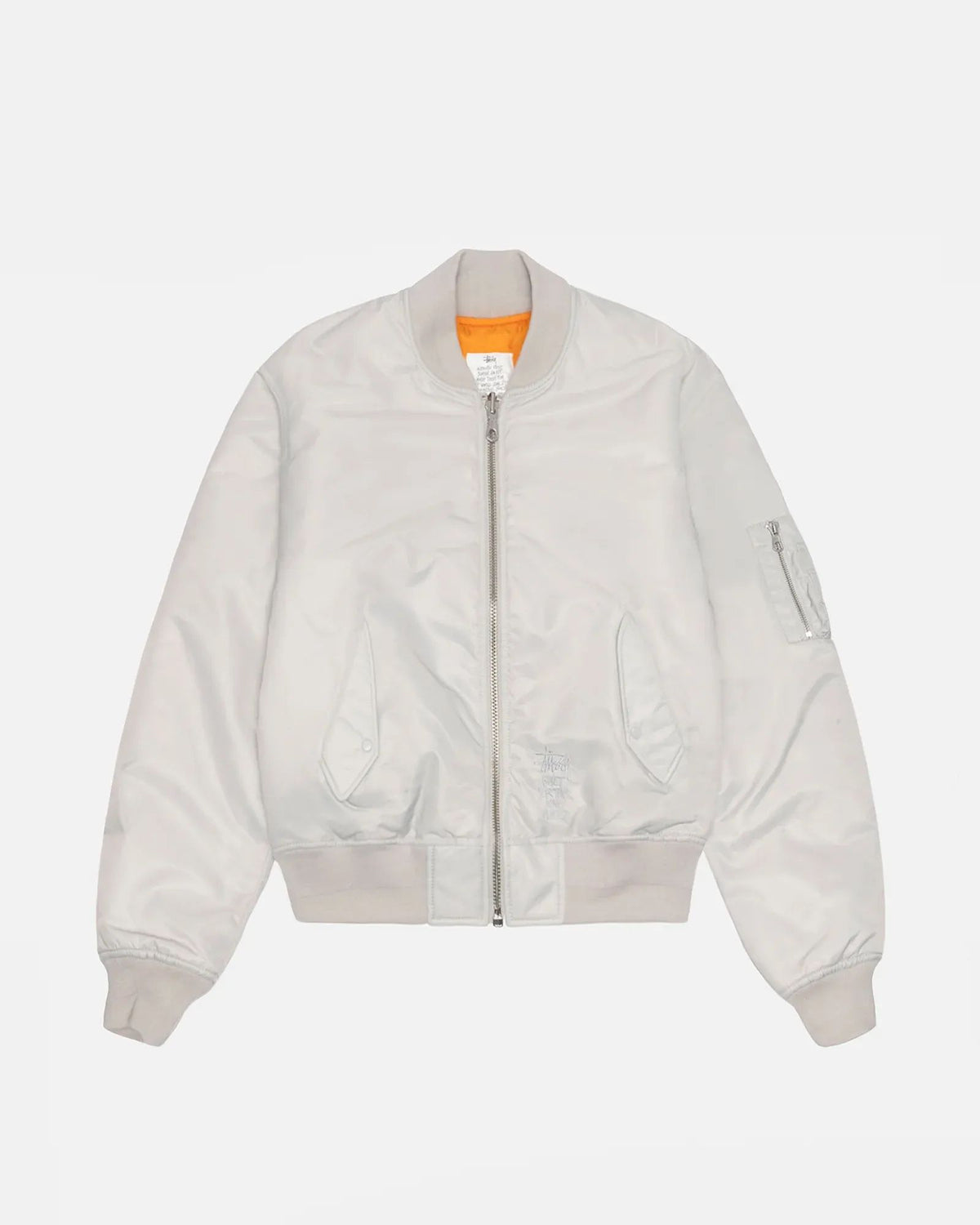 Stussy Built Reversible Bomber Jacket Grey