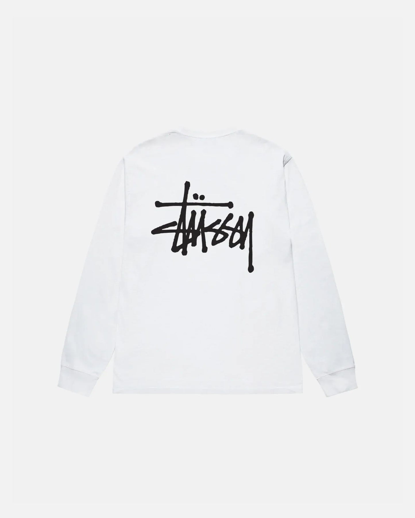 BASIC STÜSSY LS TEE WHITE