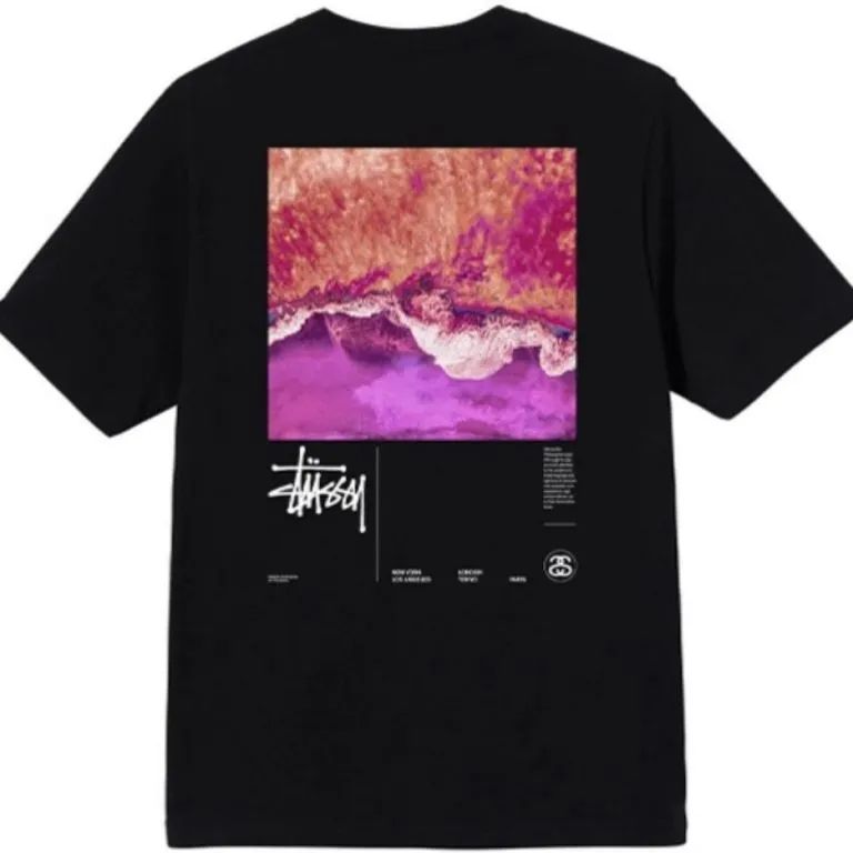 Stussy Dreamy Ocean T-Shirt Black