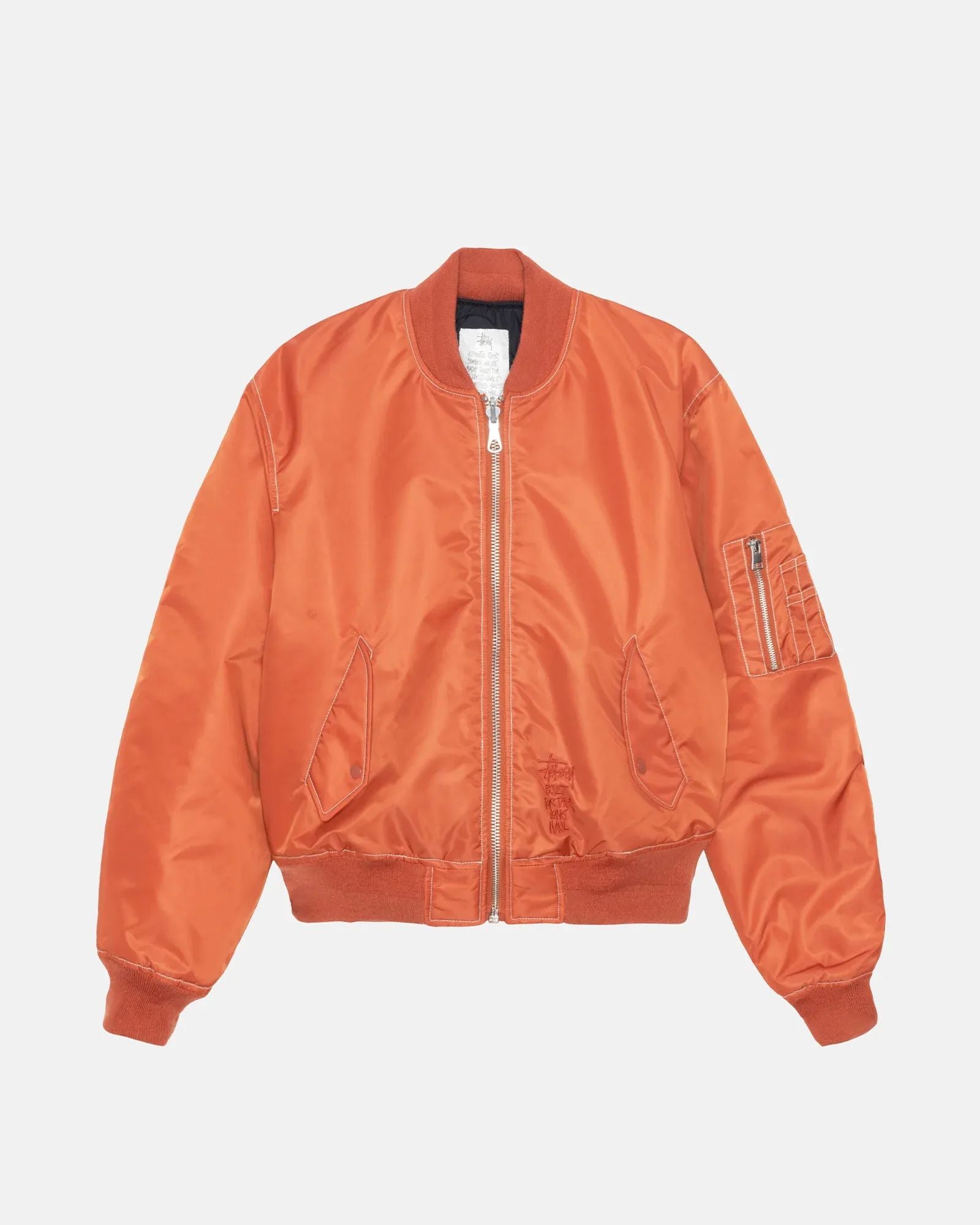 Stussy Built Reversible Bomber Jacket Brick