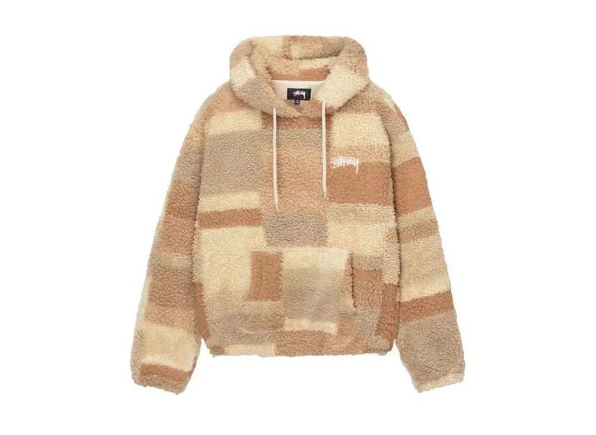 Stussy Bronson Sherpa Hoodie Khaki