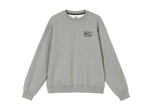 Nike x Stussy NRG BR Crew Fleece Grey