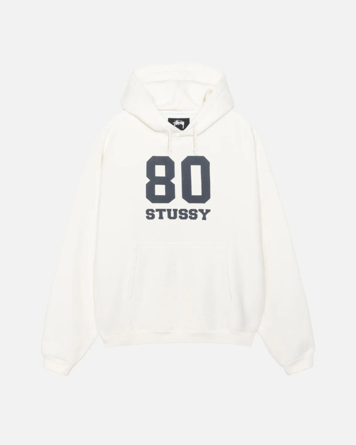 Stussy 80 Relaxed Hoodie Off White