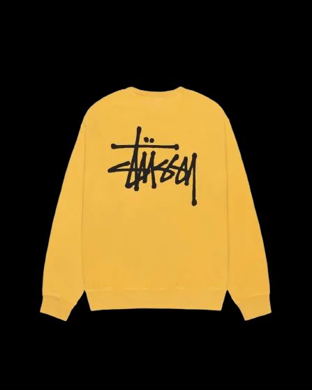 Basic Stussy Crew Pigment Dyed