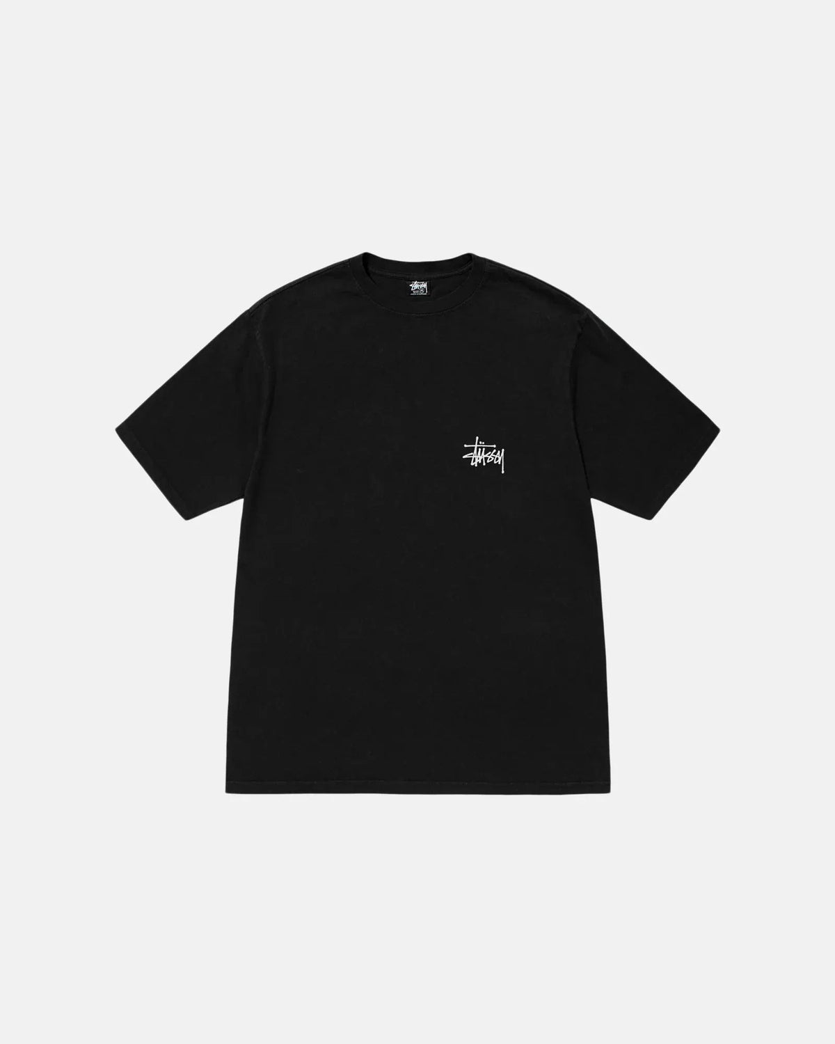 Basic Stussy Tee Pigment Dyed Black