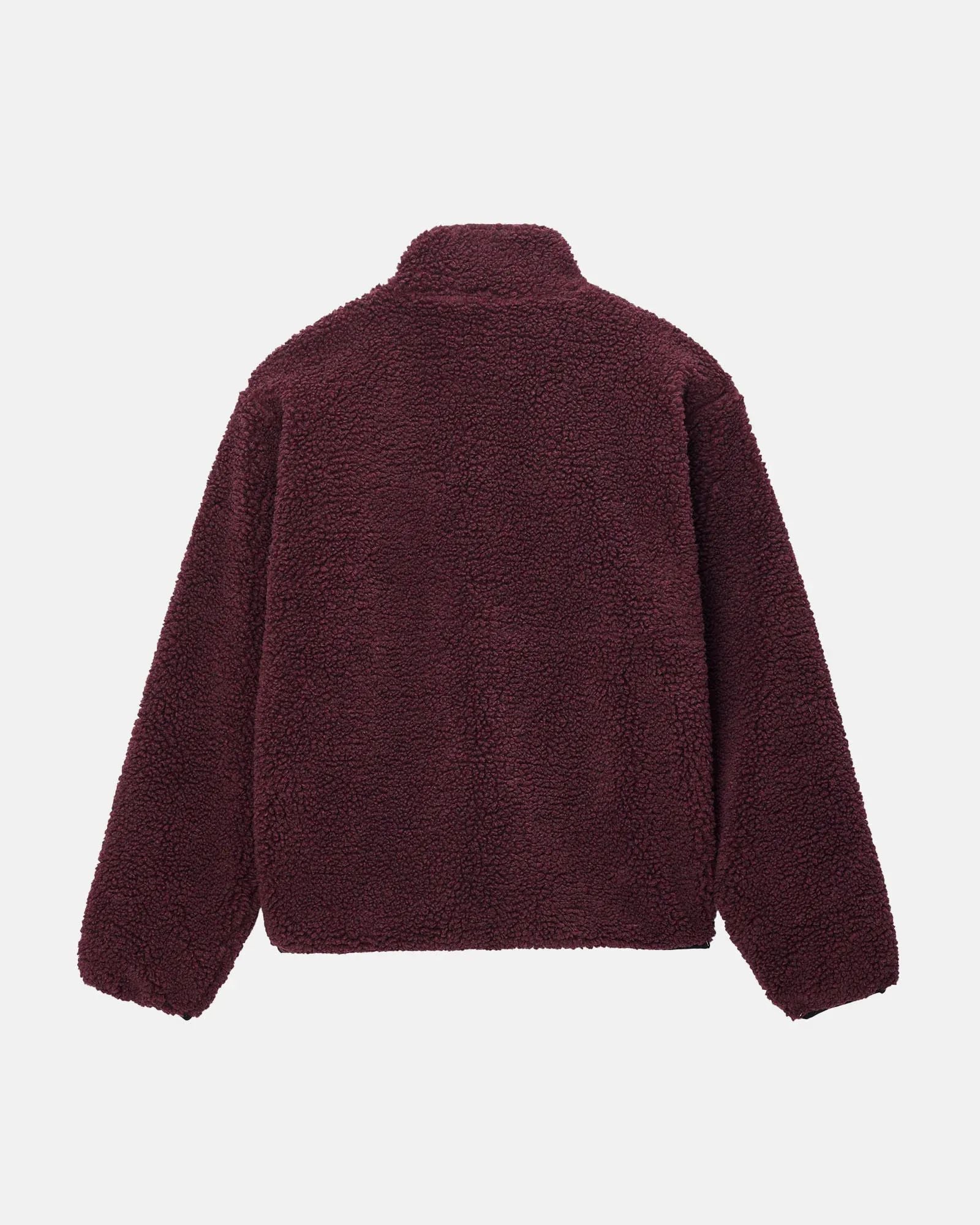 Stussy Sherpa Reversible Jacket Burgundy