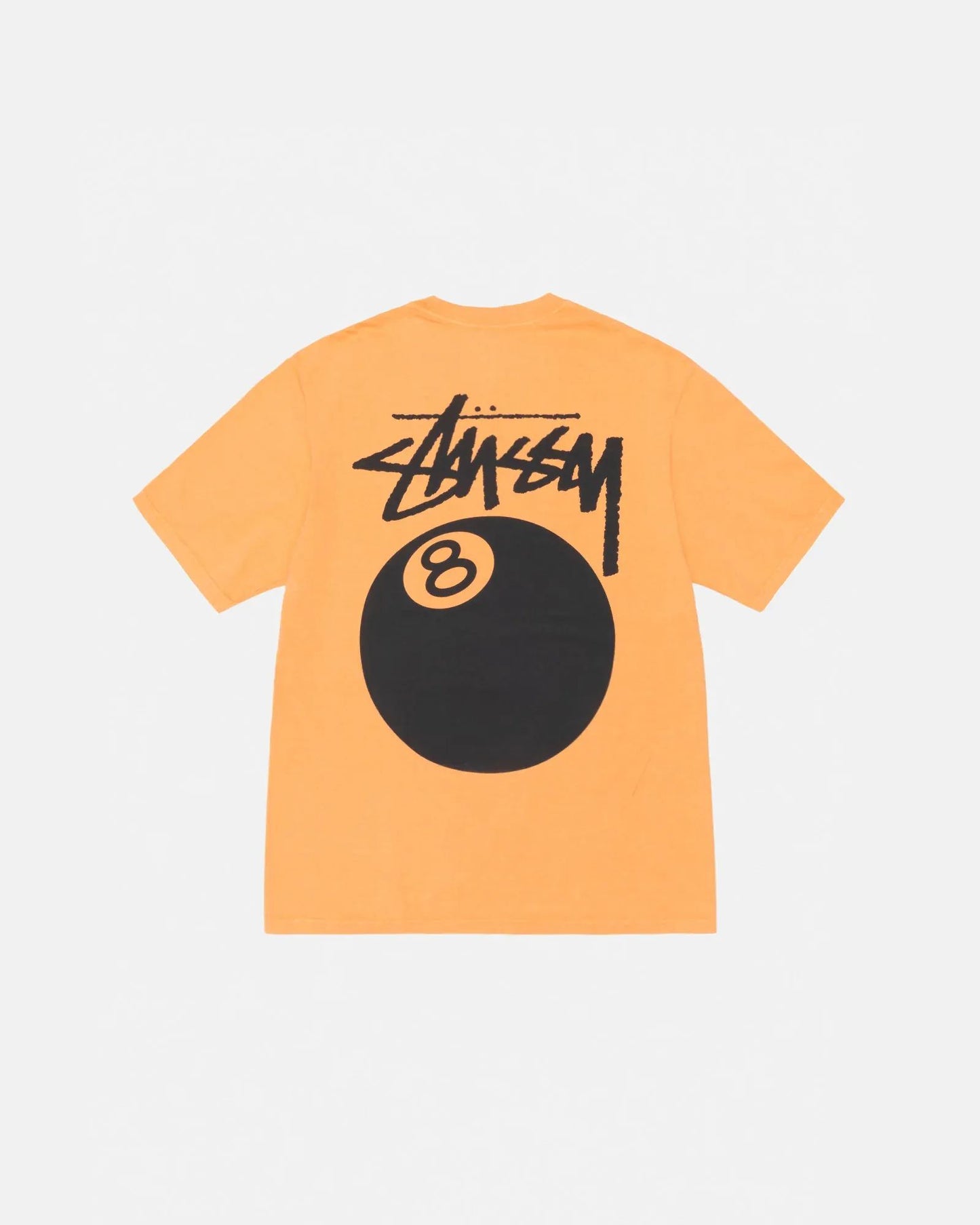 Stussy 8 Ball Tee Pigment Dyed Yellow
