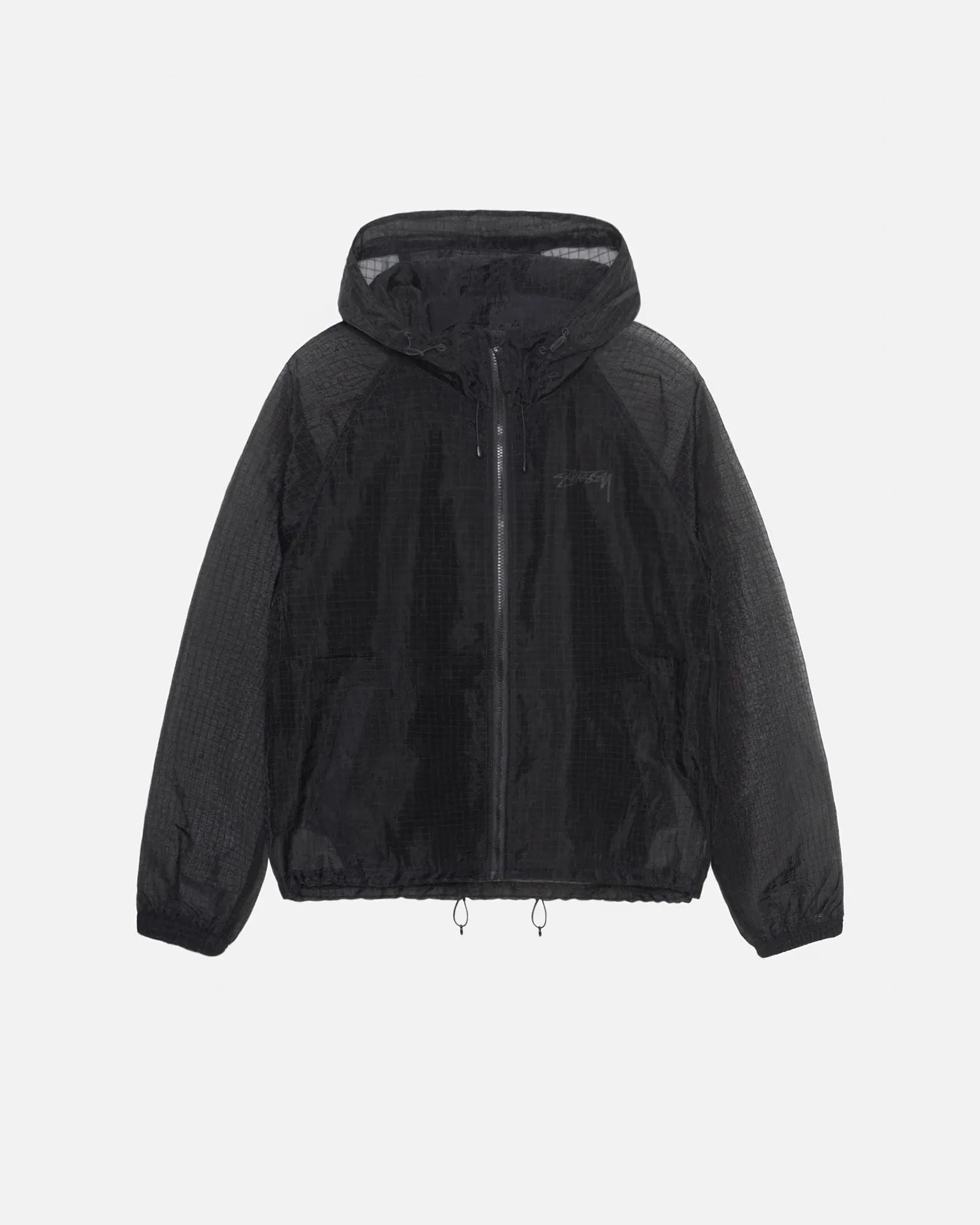 Stussy Beach Shell Transparent Ripstop Yellow Black