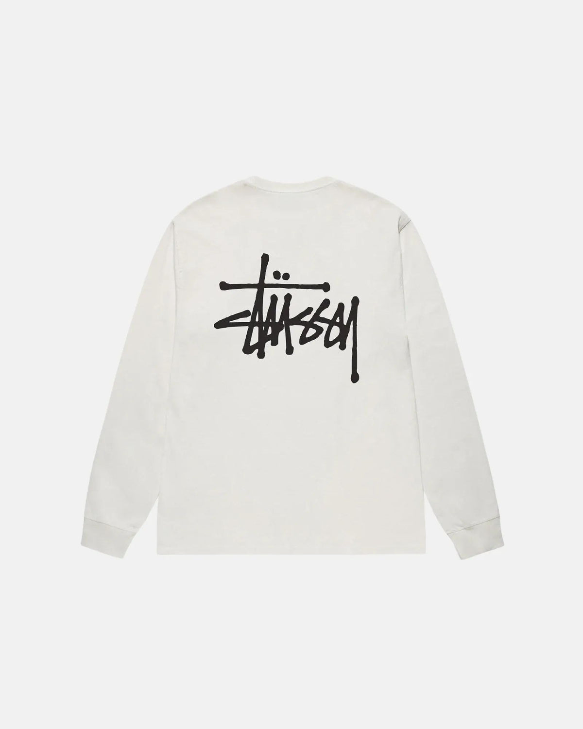 Basic Stussy Ls Tee Pigment Dyed Natrual