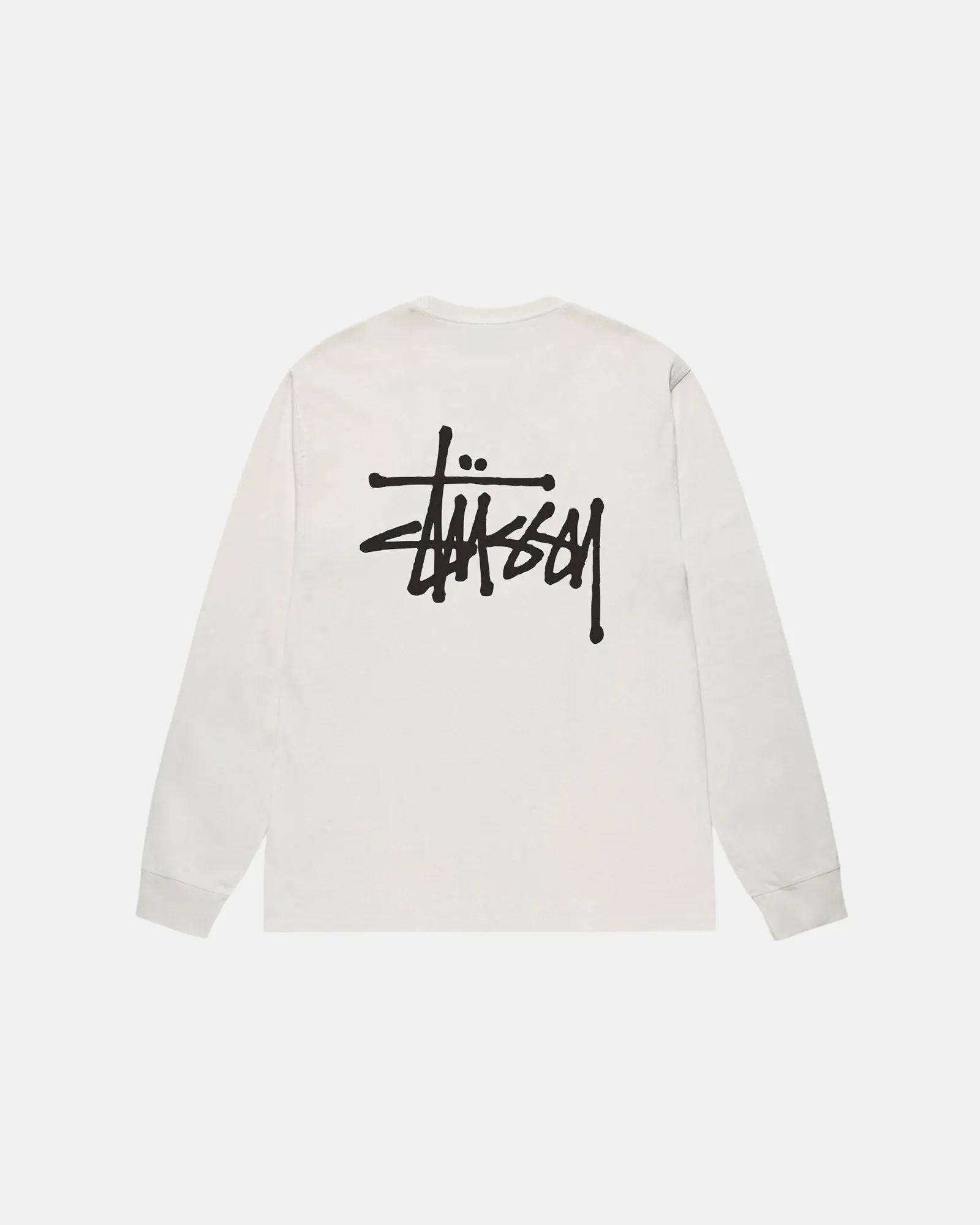 Basic Stussy Ls Tee Pigment Dyed Natrual