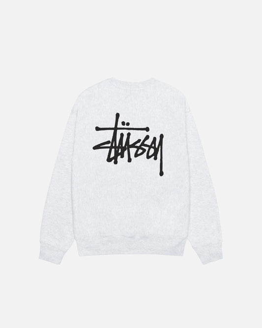 Basic Stussy Crew Ash Heather
