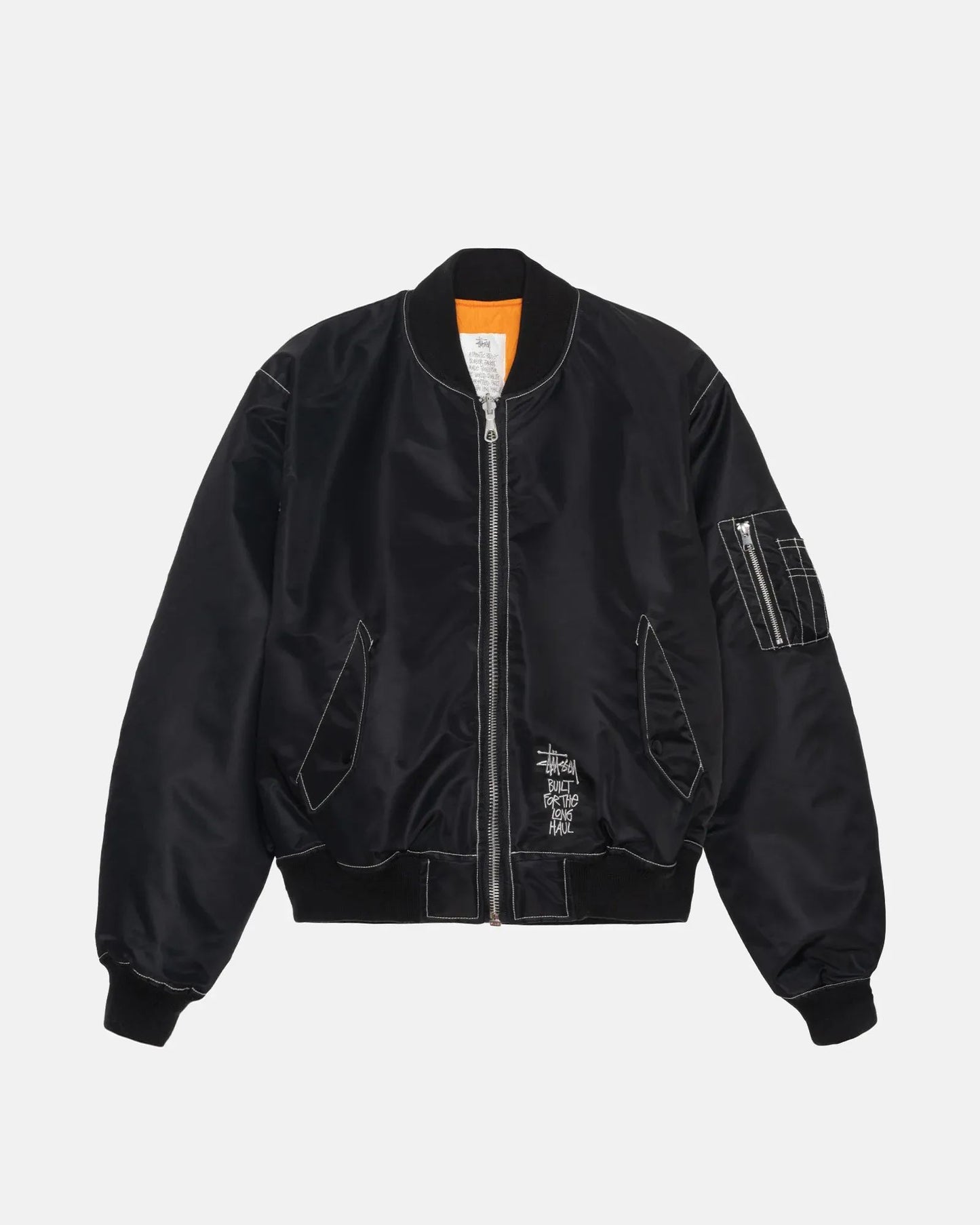Stussy Built Reversible Bomber Jacket Black