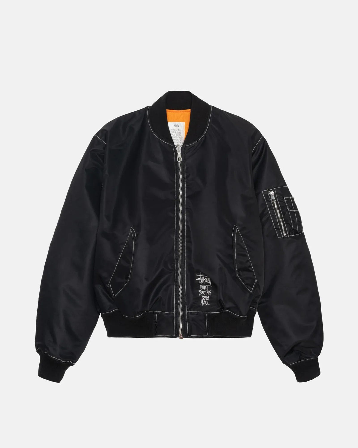 Stussy Built Reversible Bomber Jacket Black