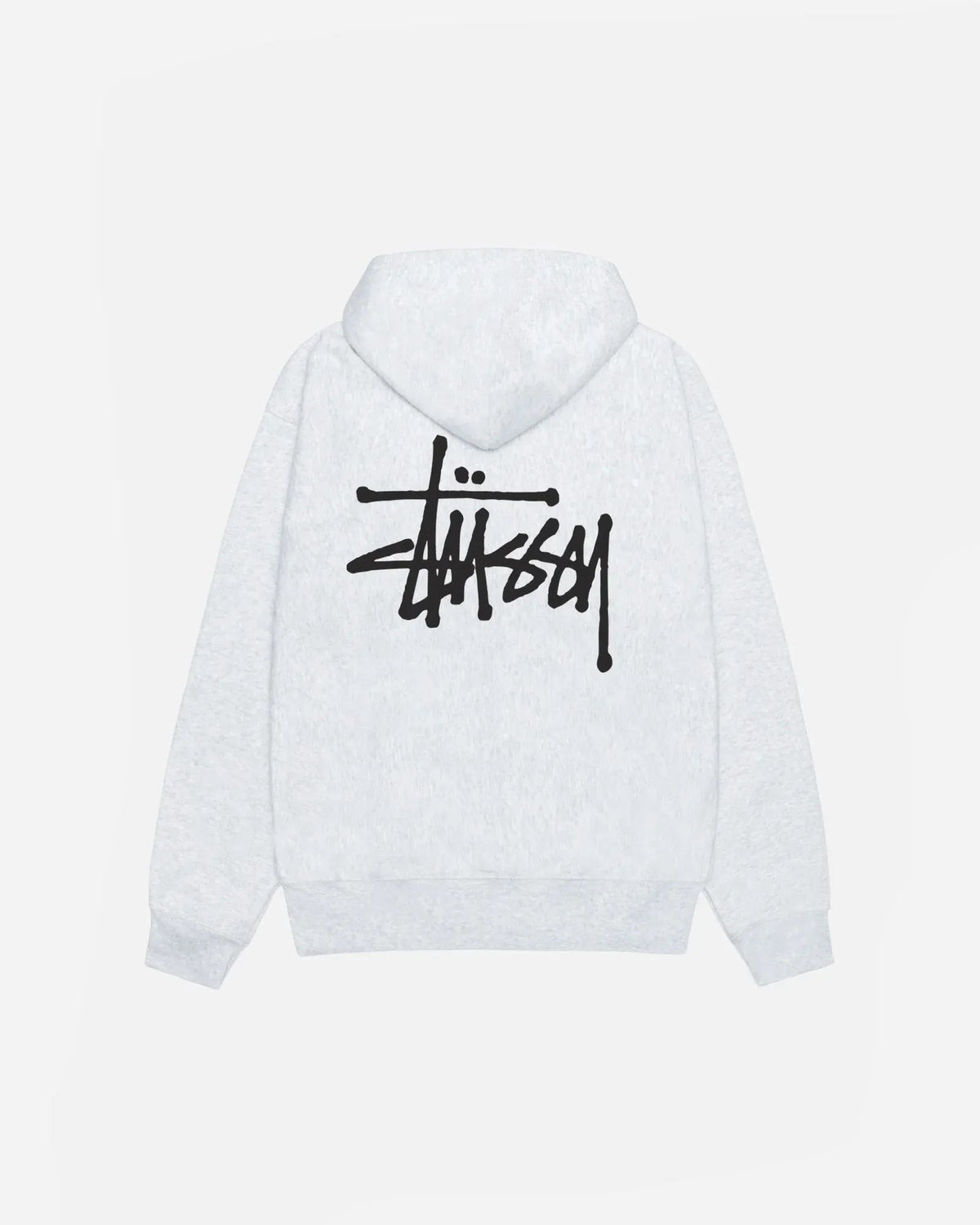 Basic Stussy Hoodie Ash Heather