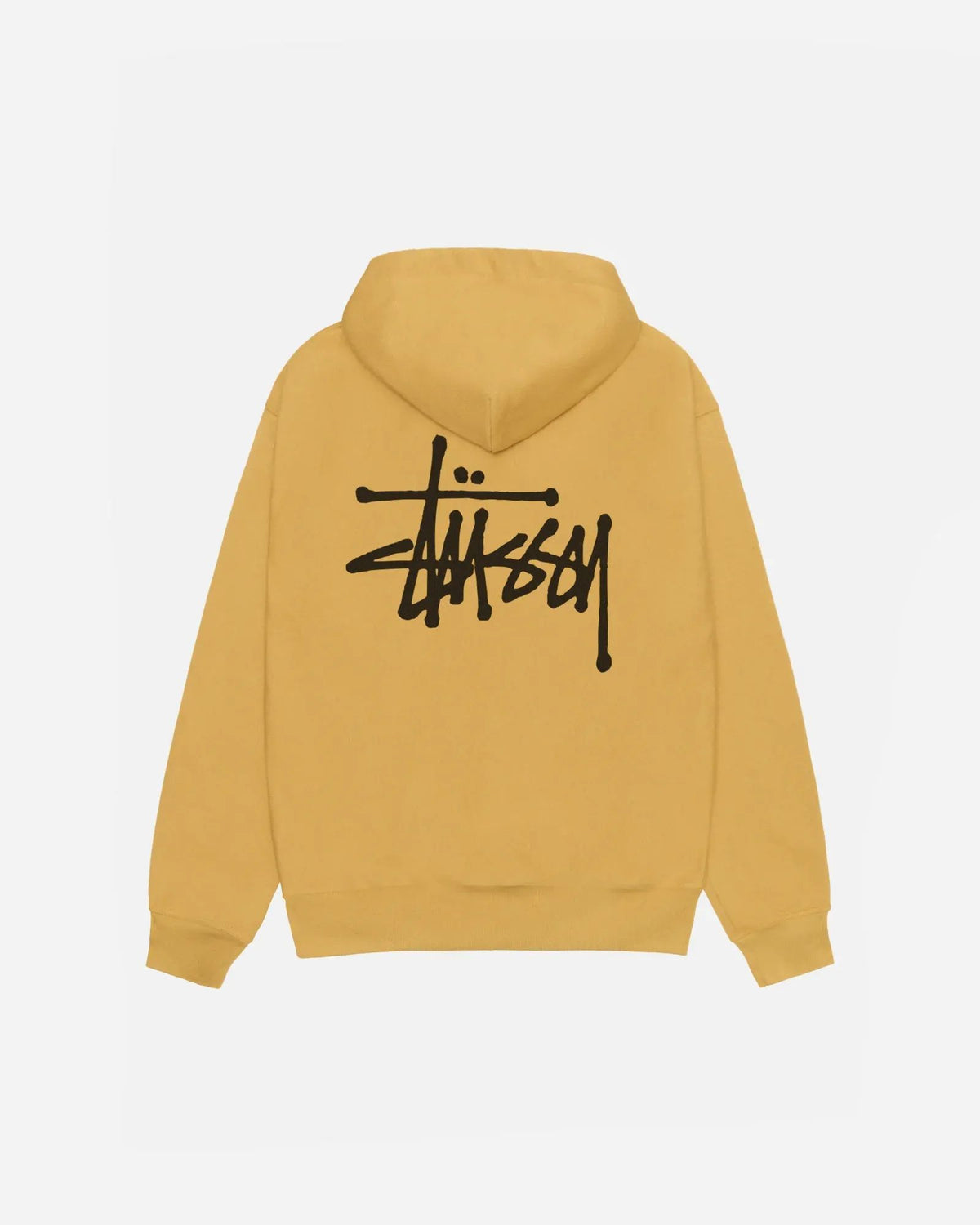 Basic Stussy Zip Hoodie Curry