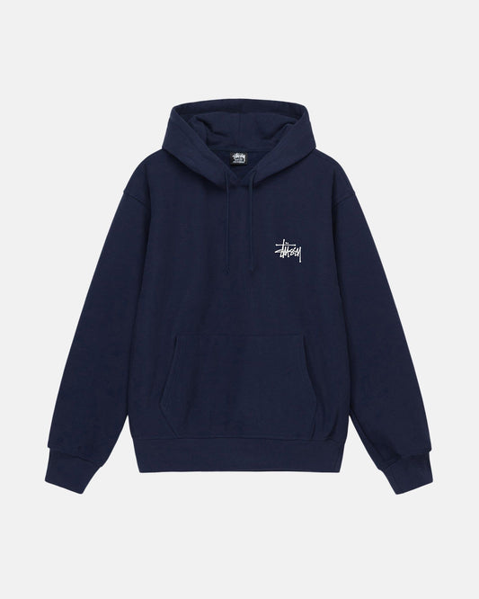 BASIC STÜSSY BLUE HOODIE