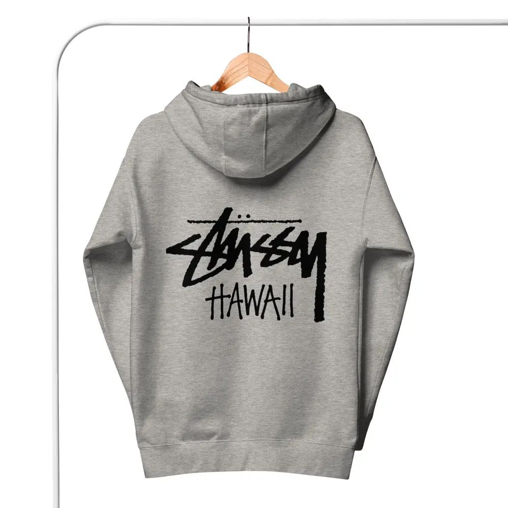 Unisex Stussy Hawaii Hoodie White