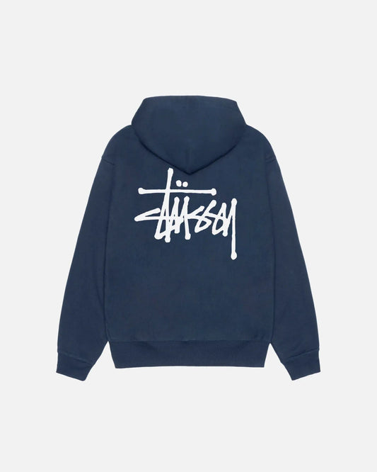 Basic Stussy Hoodie Navy
