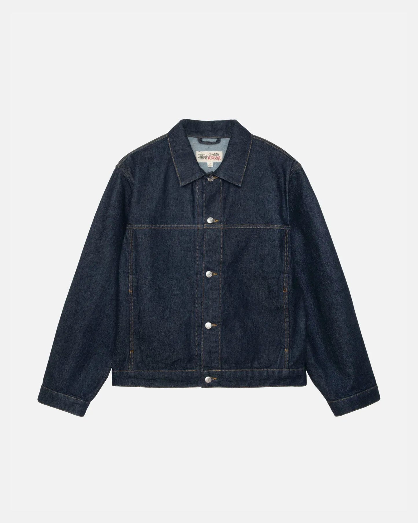 Stussy Trucker Jacket Denim Navy