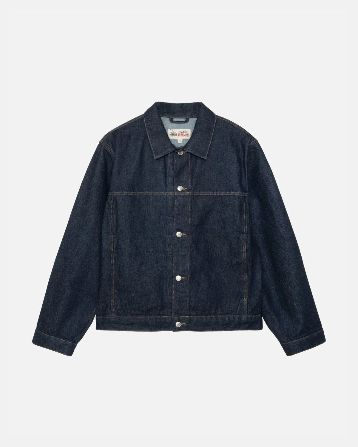 Stussy Trucker Jacket Denim Navy