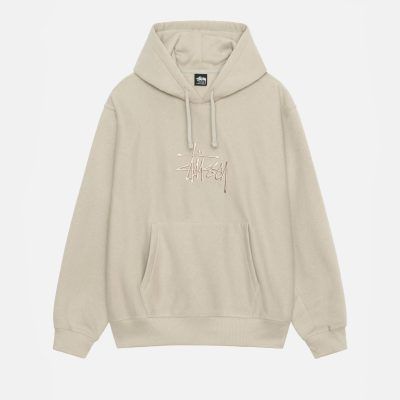 BASIC APPLIQUE STUSSY HOODIE
