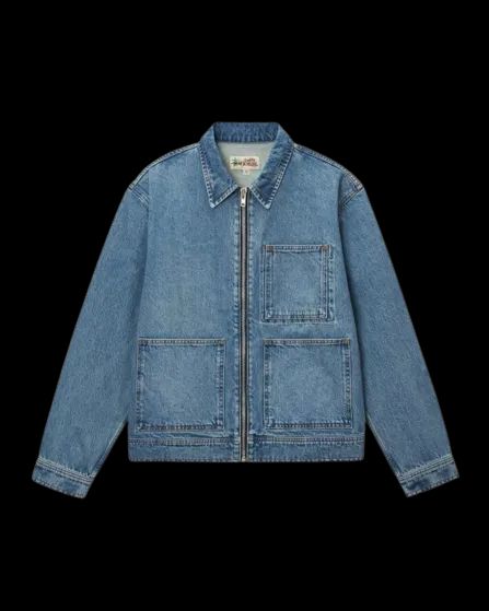 Zip Work Jacket Denim