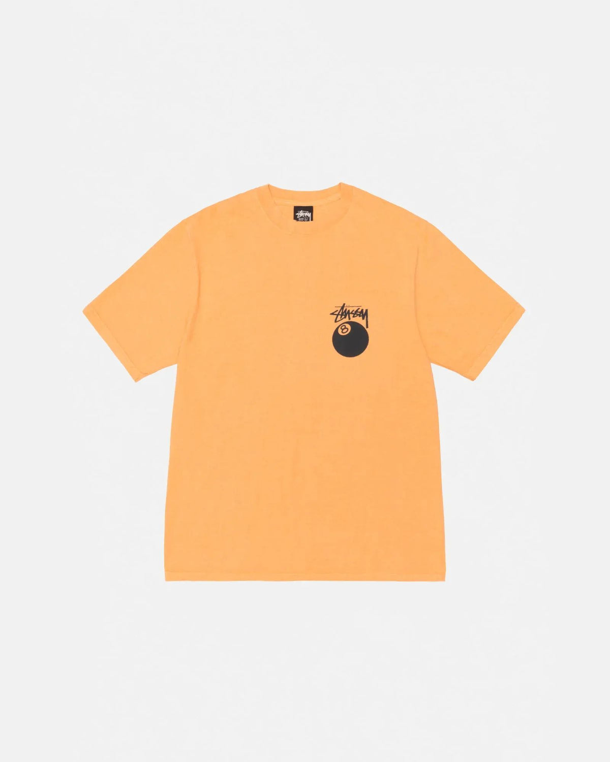 Stussy 8 Ball Tee Pigment Dyed Yellow