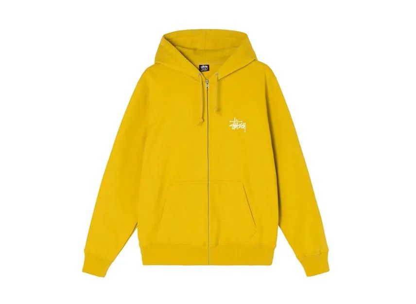 Stussy Basic Stussy Zip Hoodie Honey