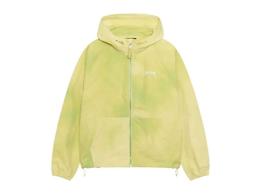 Stussy Beach Shell Wave Dye Lime