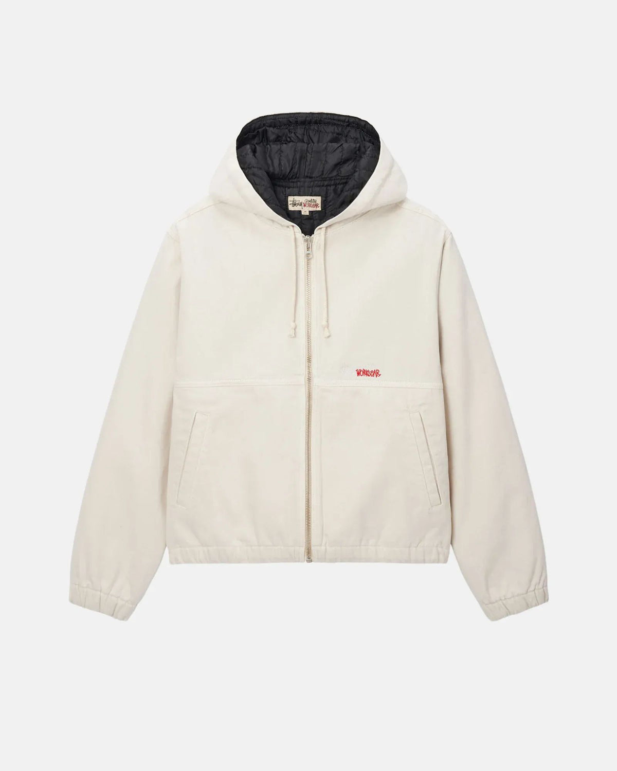 Stussy Work Jacket Insulated Canvas Bone