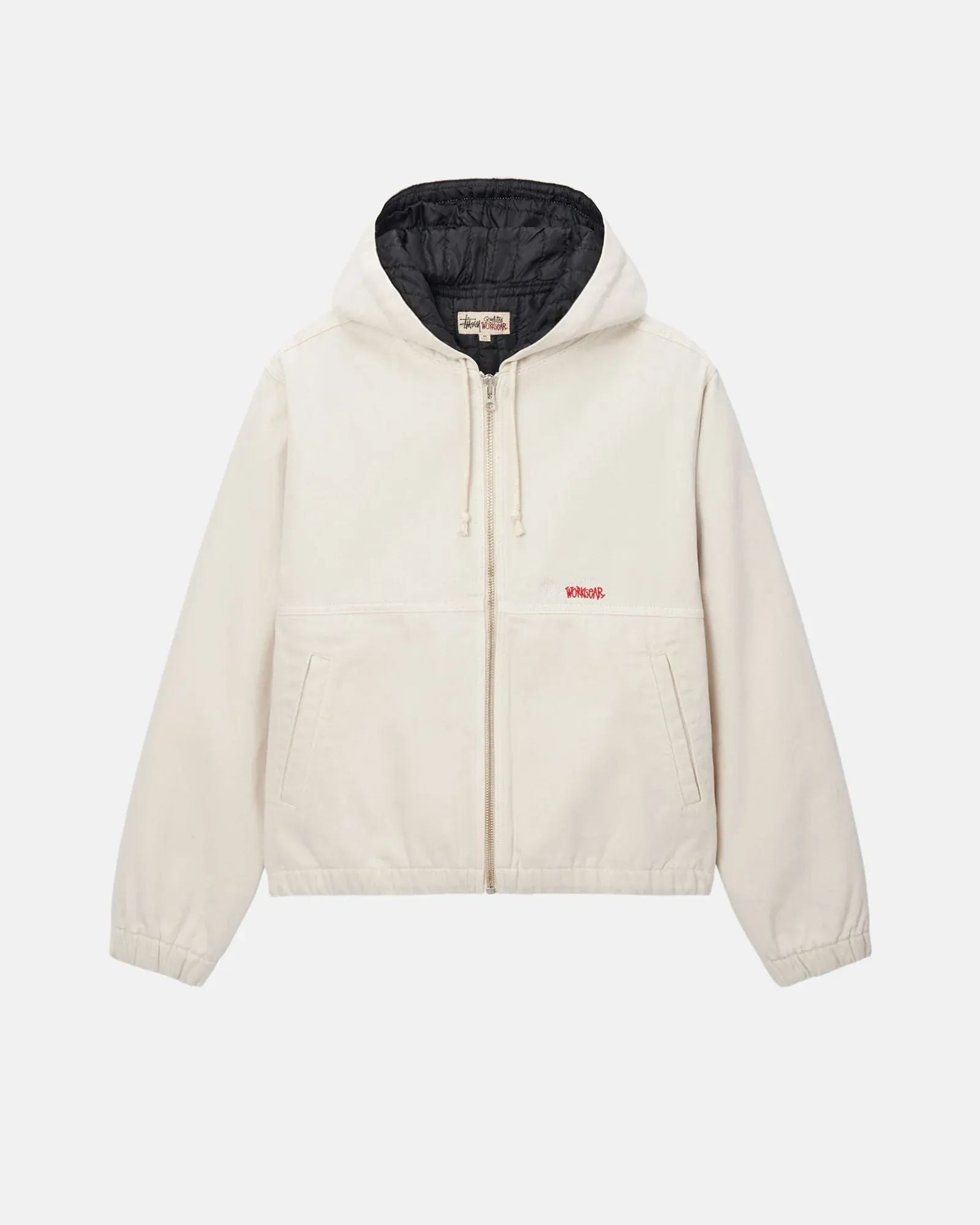 Stussy Work Jacket Insulated Canvas Bone