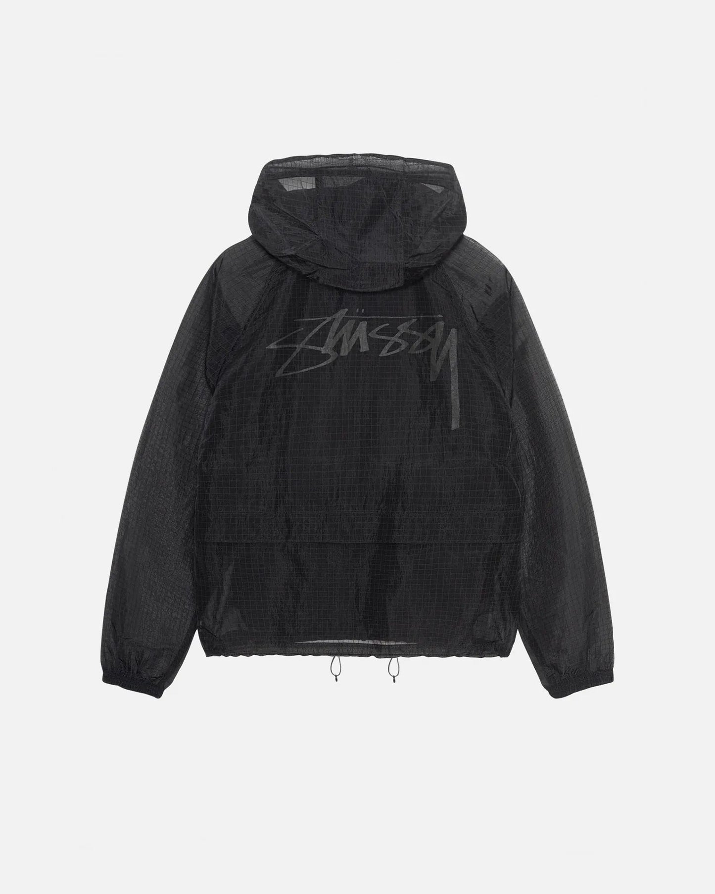 Stussy Beach Shell Transparent Ripstop Yellow Black